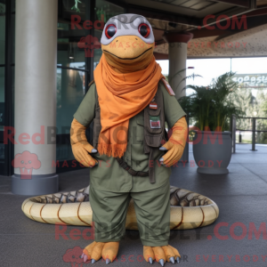Mascot karakter van een...