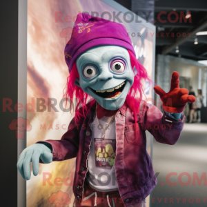 Maskotki z purpurowych...