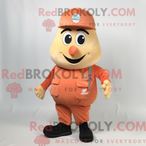 Mascot character of a Peach...