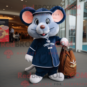 Mascot character of a Navy...