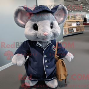 Mascot character of a Navy...