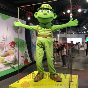 Mascottefiguur van een...