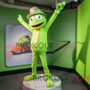 Mascottefiguur van een...