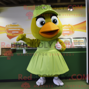 Mascot karakter van een...