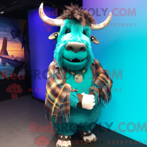Personaje mascota de un yak...