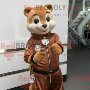 Mascot karakter van een...