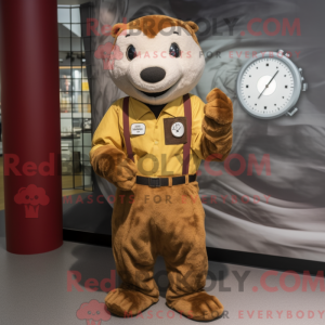 Mascot karakter van een...