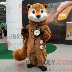 Mascot karakter van een...