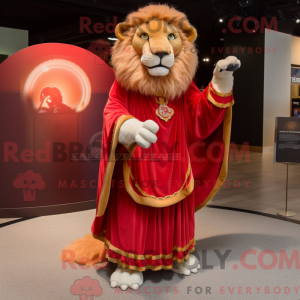 Mascot character of a Red...