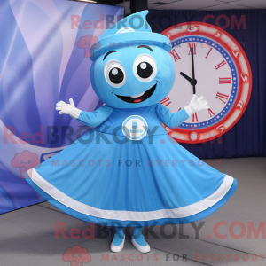 Máscara de lasanha azul com...