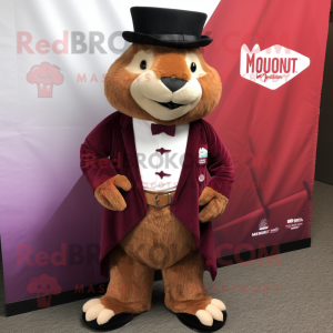 Maroon Marmot mascotte...