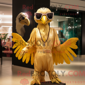 Maskottchen eines goldenen...
