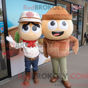 Maskot postava Tan Sushi...