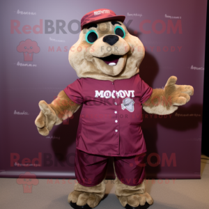 Maroon Marmot mascotte...