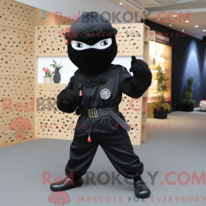 Maskotkarakter af en Ninja...
