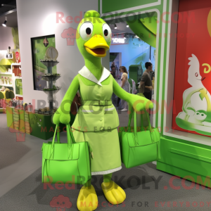Mascot character of a Lime...