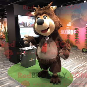 Mascot karakter van een...