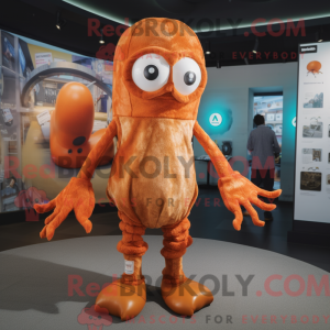 Mascot character of a Rust...