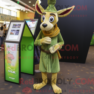 Mascot character of a Olive...