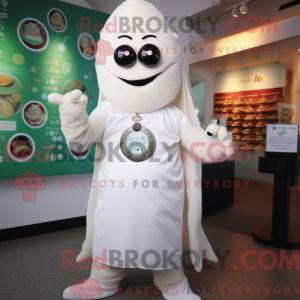 Mascot character of a White...