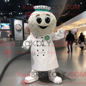 Mascot character of a White...