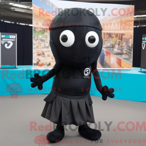 Mascot character of a Black...