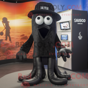 Mascot character of a Black...