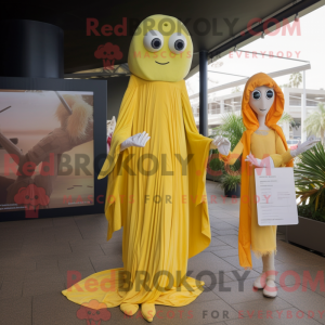 Mascot character of a Lemon...