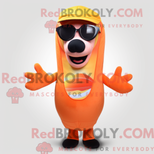 Maskottchen eines Peach Hot...