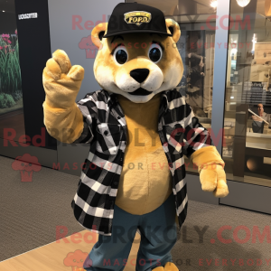 Mascottekarakter van een...