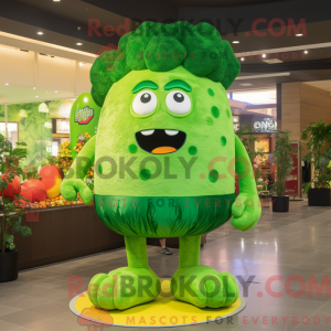 Postava maskota limetkově...