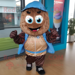 Brown Cupcake mascotte...