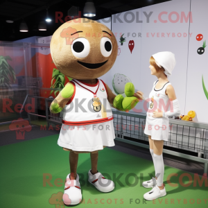 Mascottefiguur van een Tan...