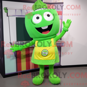 Mascot character of a Lime...