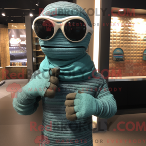 Postava maskota Teal Mummy...