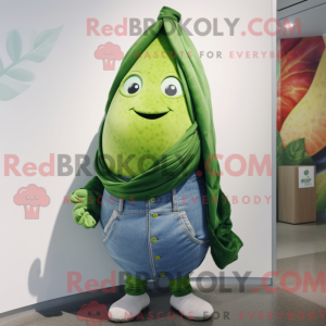 Mascot character of a Green...