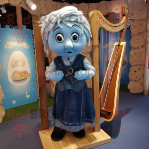  Celtic Harp maskot kostym...