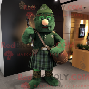 Mascot character of a Olive...
