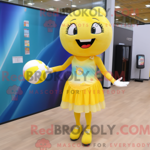 Mascottekarakter van een...