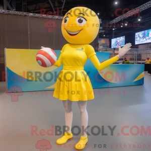 Mascottekarakter van een...