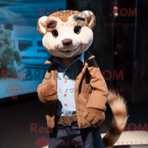 Maskottchen eines braunen...