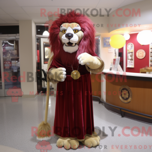 Mascot character of a...