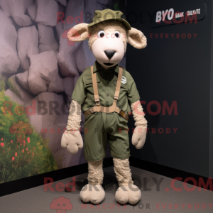 Mascot character of a Olive...