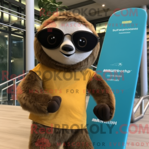 Mascottefiguur van een...