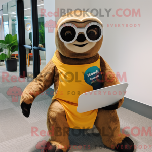 Mascottefiguur van een...