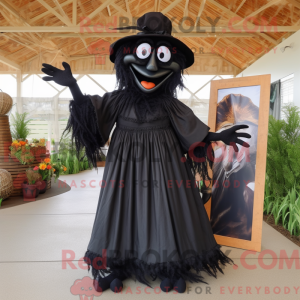 Maskottchen einer schwarzen...