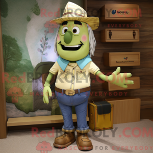 Mascot karakter van een...