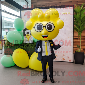 Personaje mascota de globos...