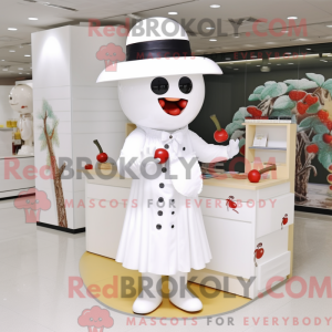 Mascot character of a White...