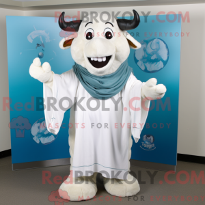 Mascot character of a White...